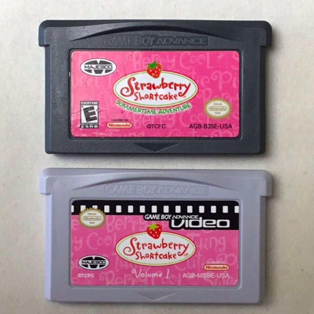 Strawberry Shortcake Gameboy Advance Game & Summertime Adventure Nintendo GBA